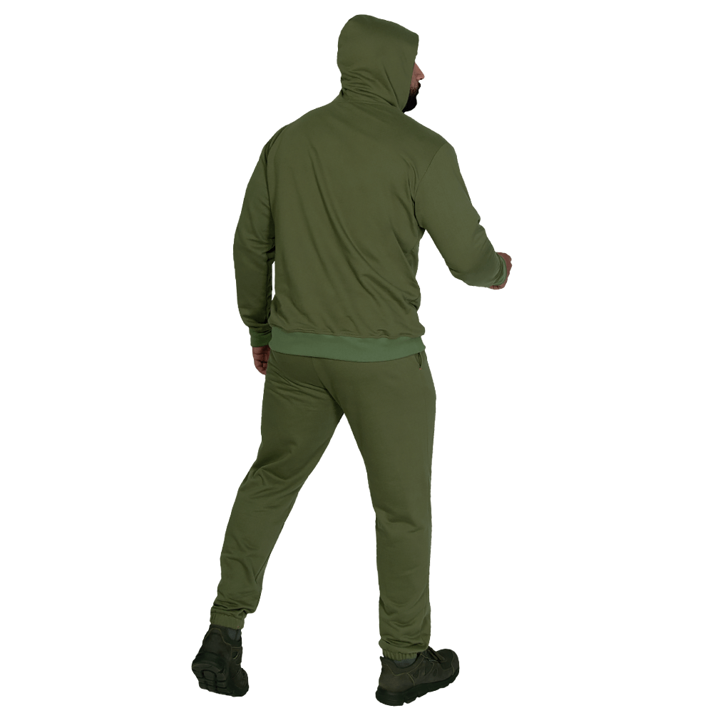 Спортивный костюм Camotec Basic Hood Cotton олива Фото 2
